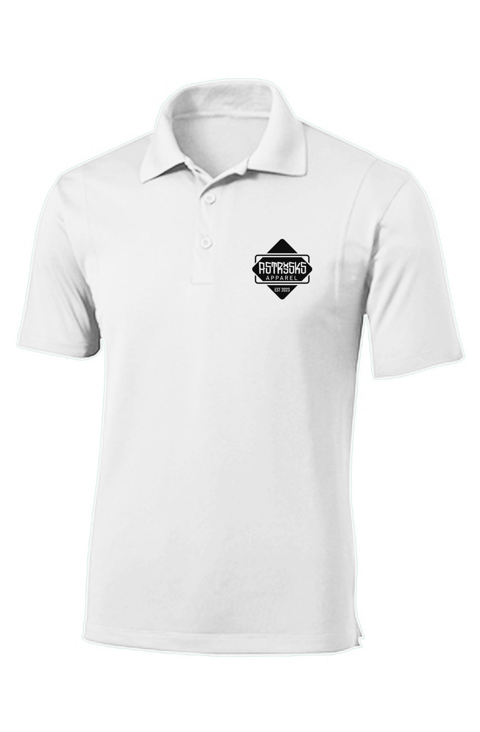 Astrisks Apparel Performance Polo - White