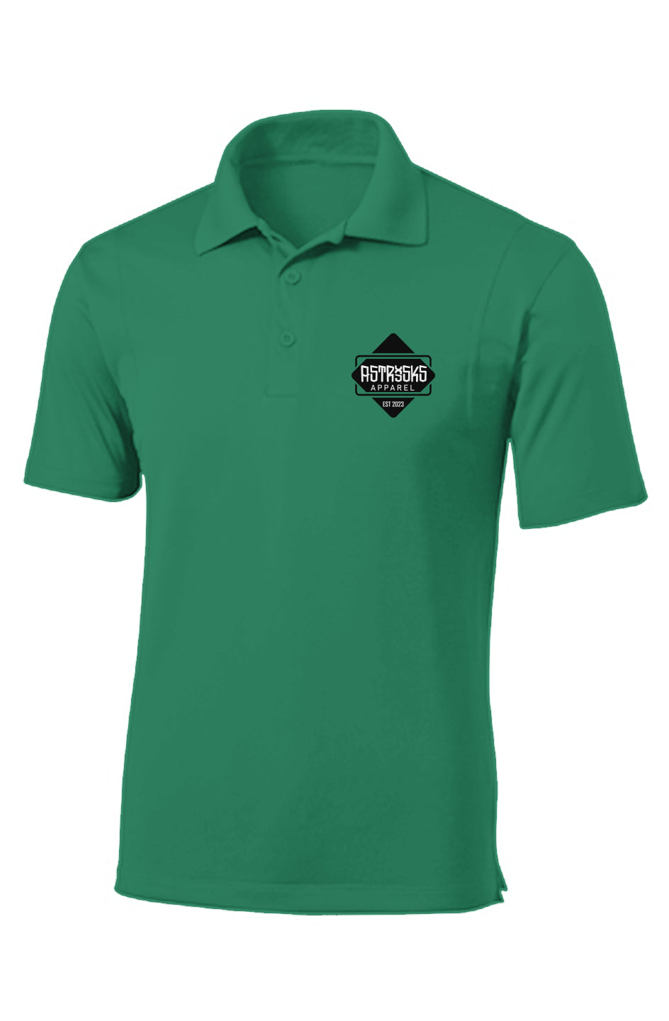 Astrisks Apparel Performance Polo - Green