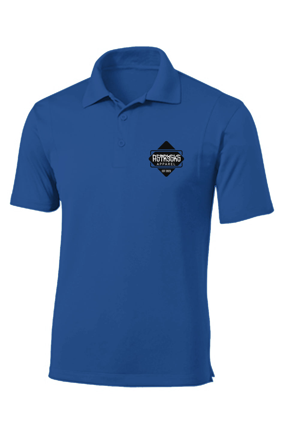 Astrisks Apparel Performance Polo - Blue