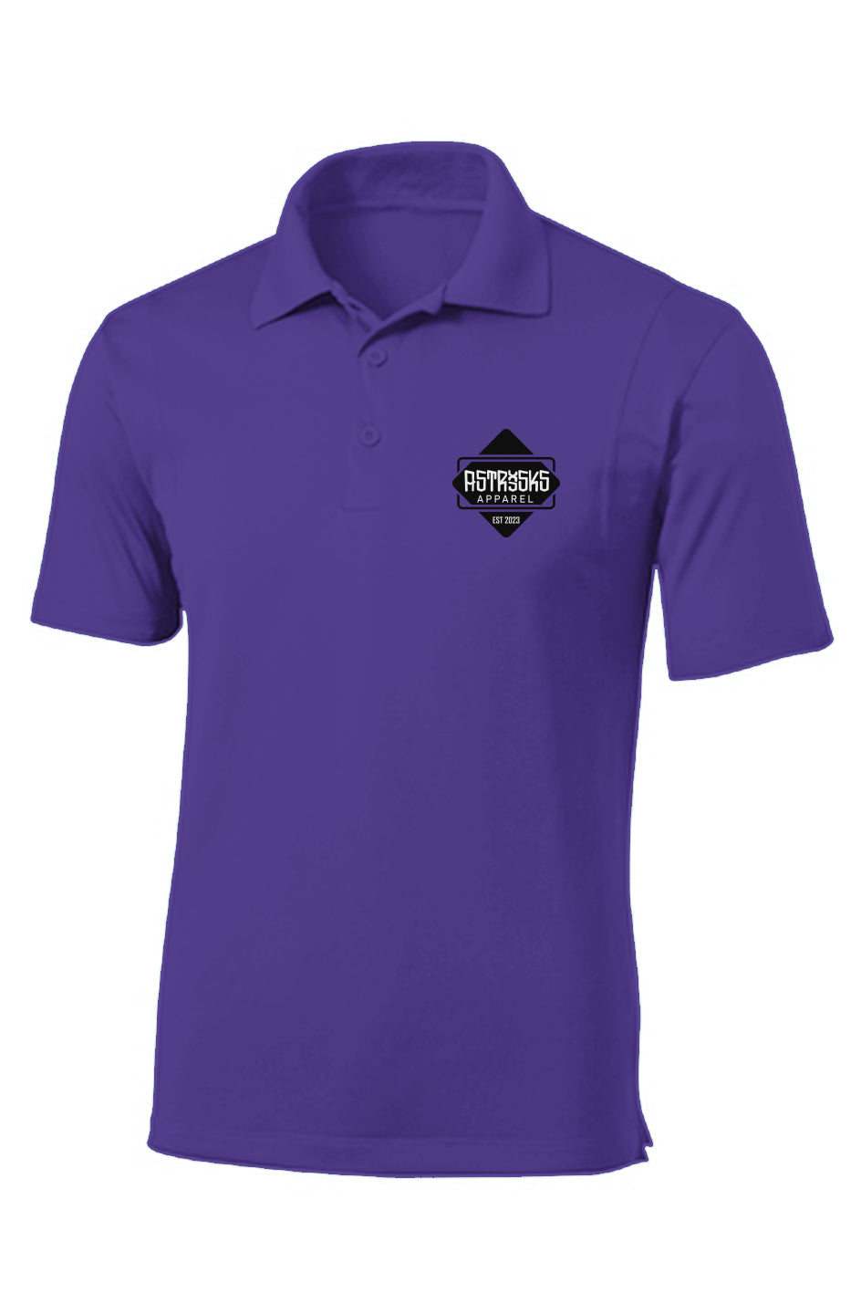 Astrisks Apparel Performance Polo - Purple